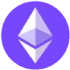 Ethereum logo for casino payment options.